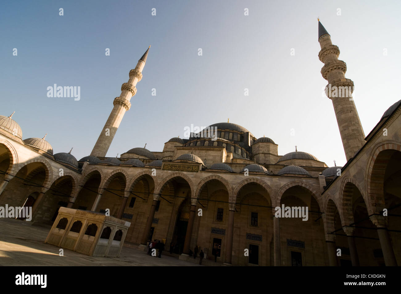 Süleymaniye-Moschee, Istanbul Stockfoto