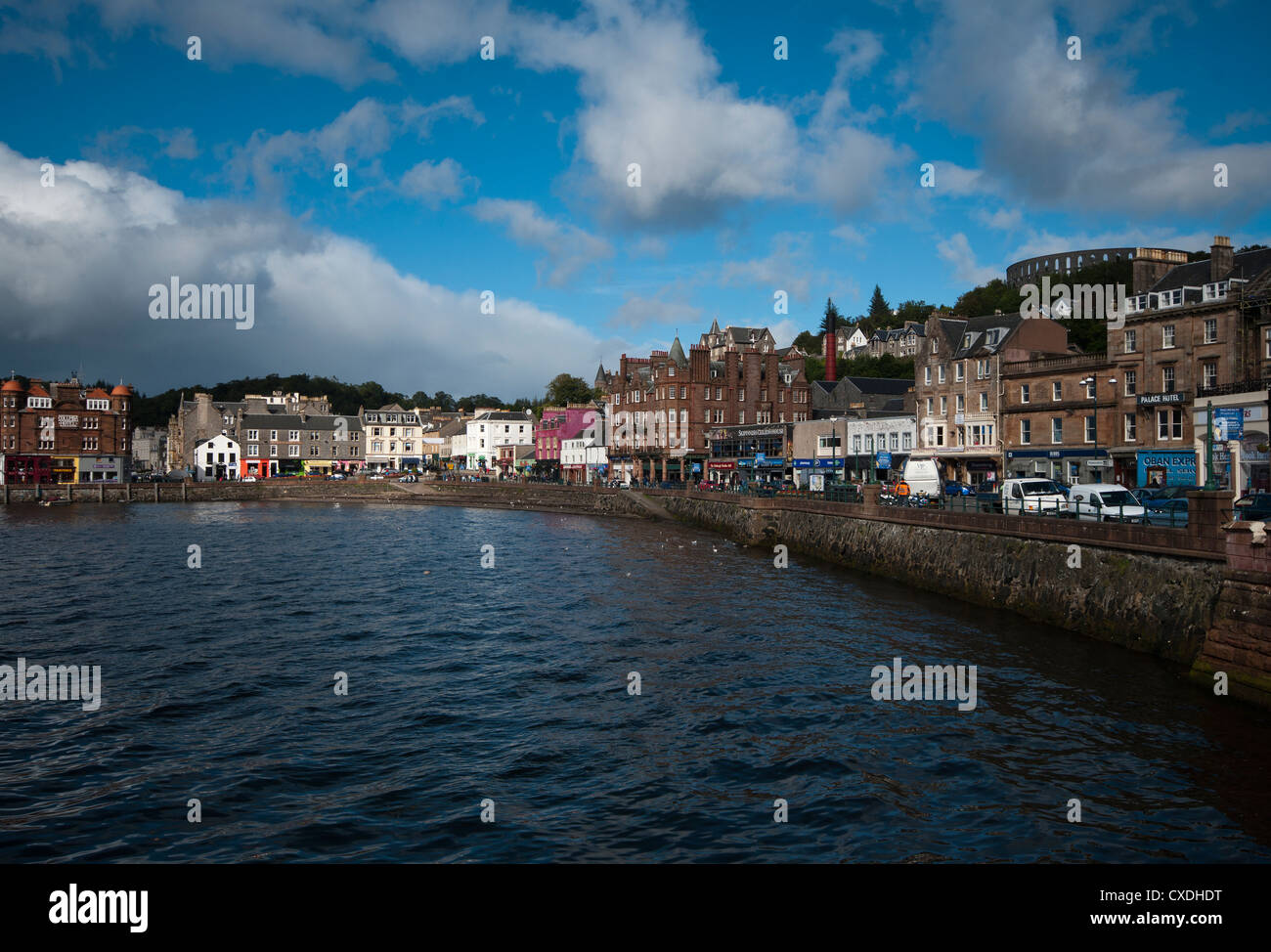 Oban Waterfront Argyll und Bute Schottland Stockfoto