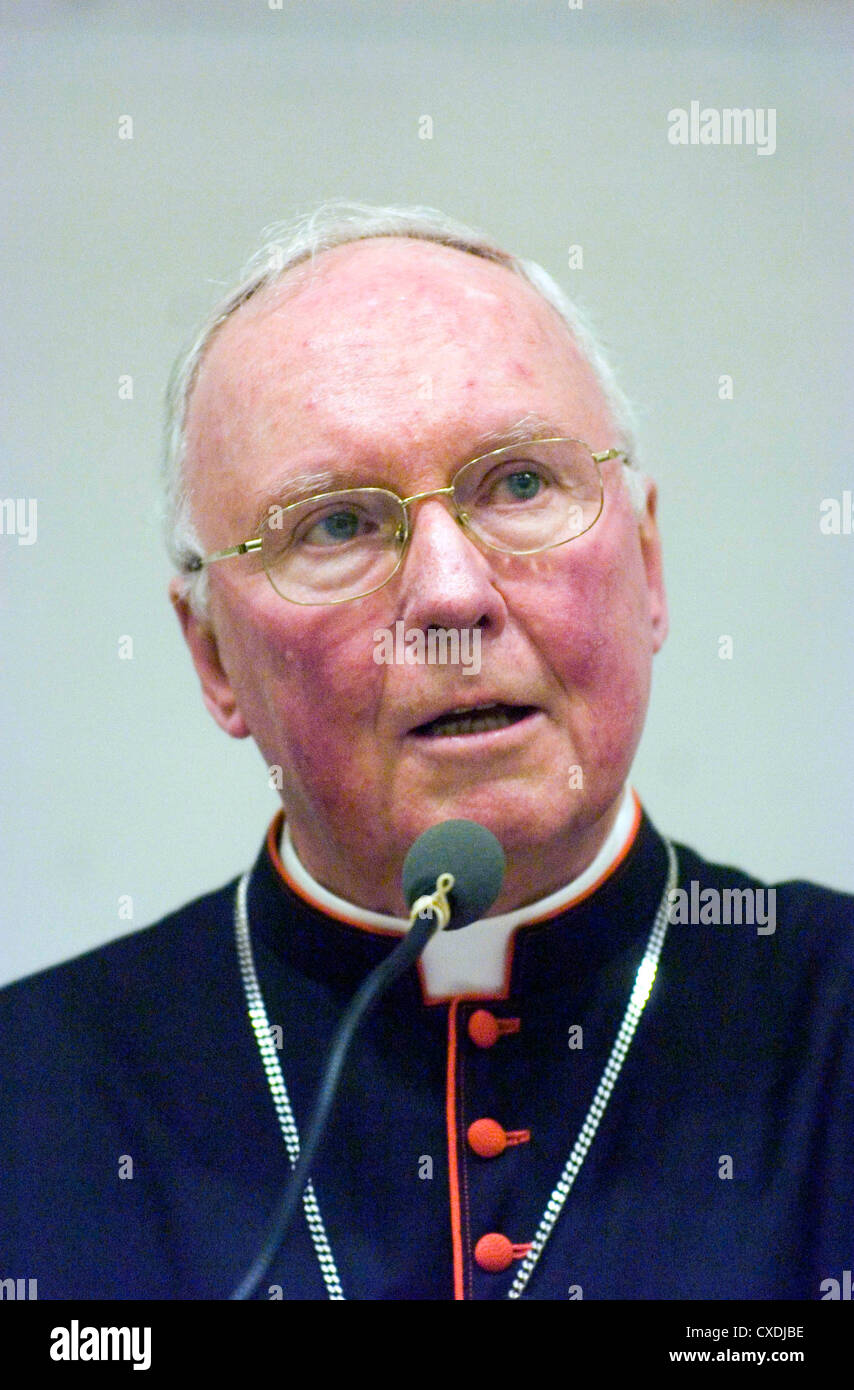 Seine Eminenz Kardinal James Francis Stafford. Stockfoto