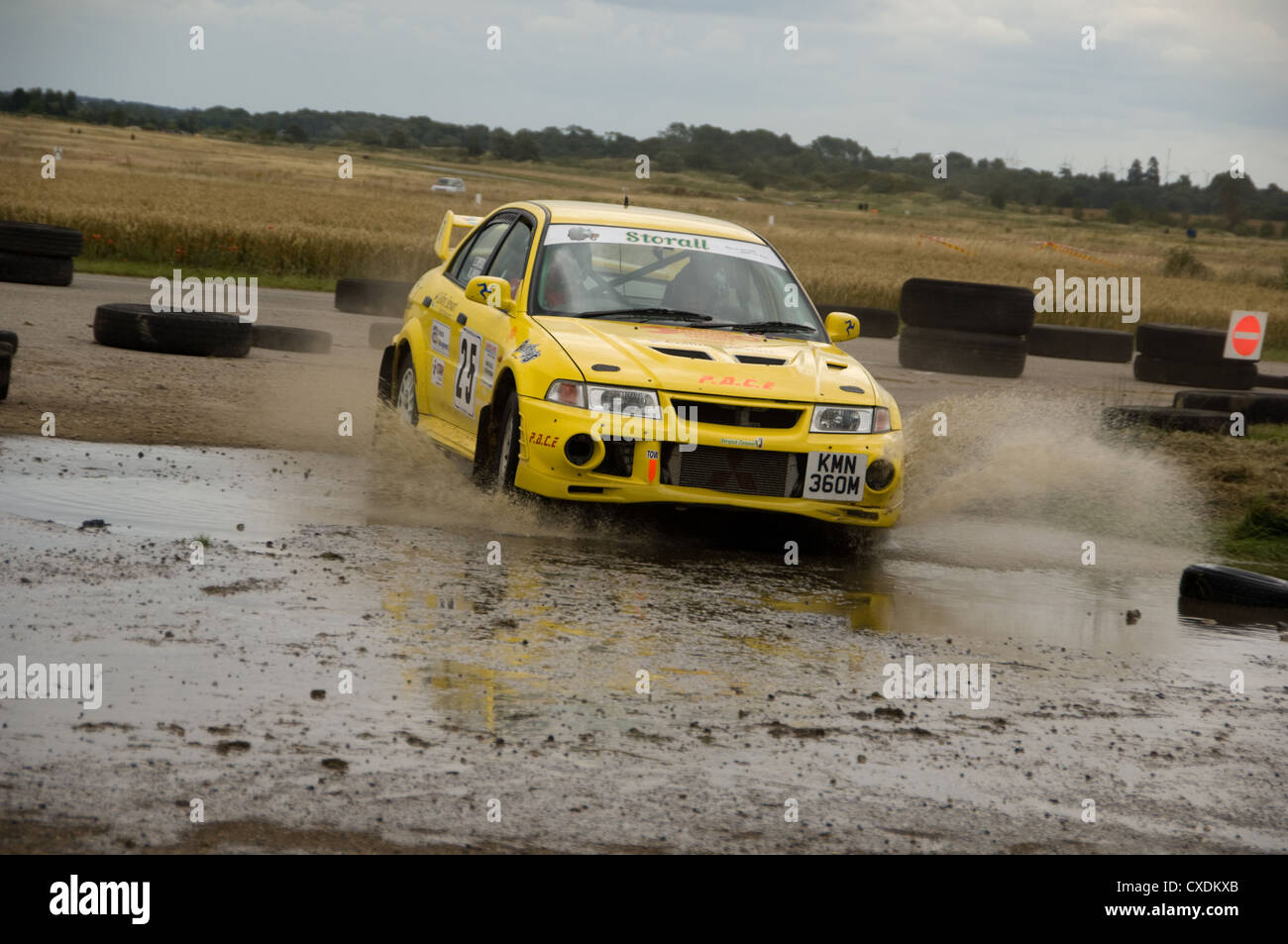 Subaru Impreza Rallye-Auto Stockfoto