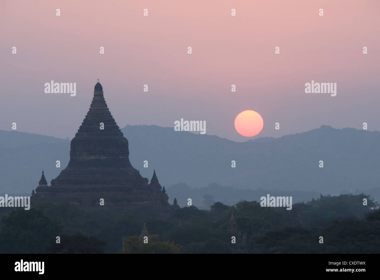Bagan (Pagan), Myanmar (Burma), Asien Stockfoto