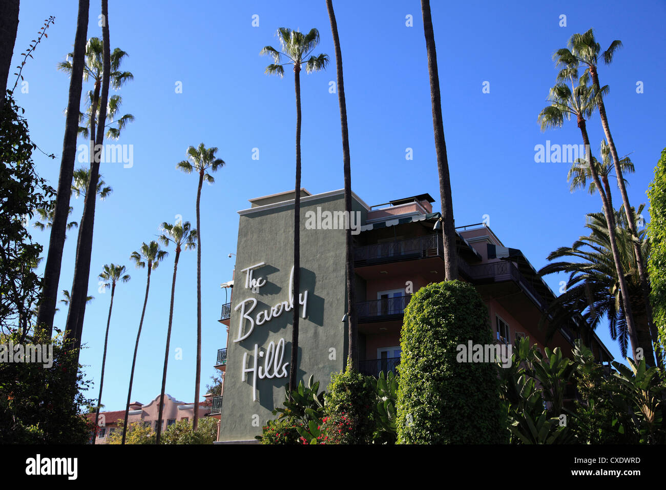 Beverly Hills Hotel, Beverly Hills, Los Angeles, Kalifornien, USA Stockfoto