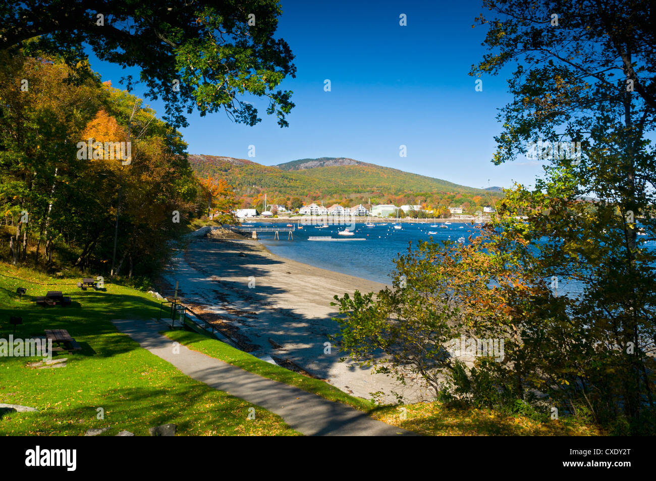 Camden, Maine, New England, Vereinigte Staaten von Amerika, Nordamerika Stockfoto