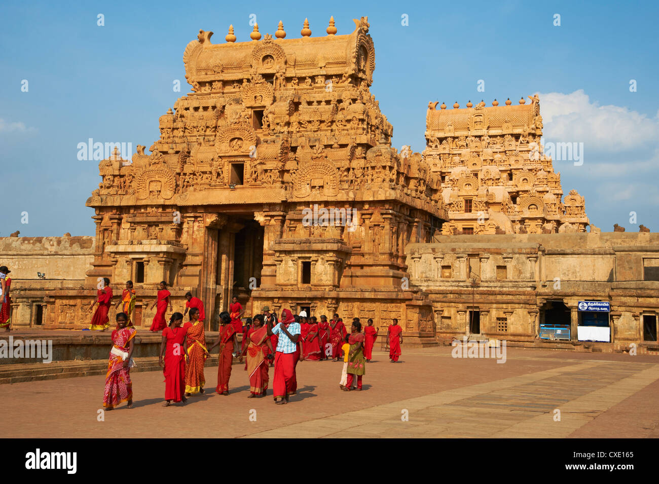 Bridhadishwara Tempel, UNESCO-Weltkulturerbe, Thanjavur (Tanjore), Tamil Nadu, Indien, Asien Stockfoto