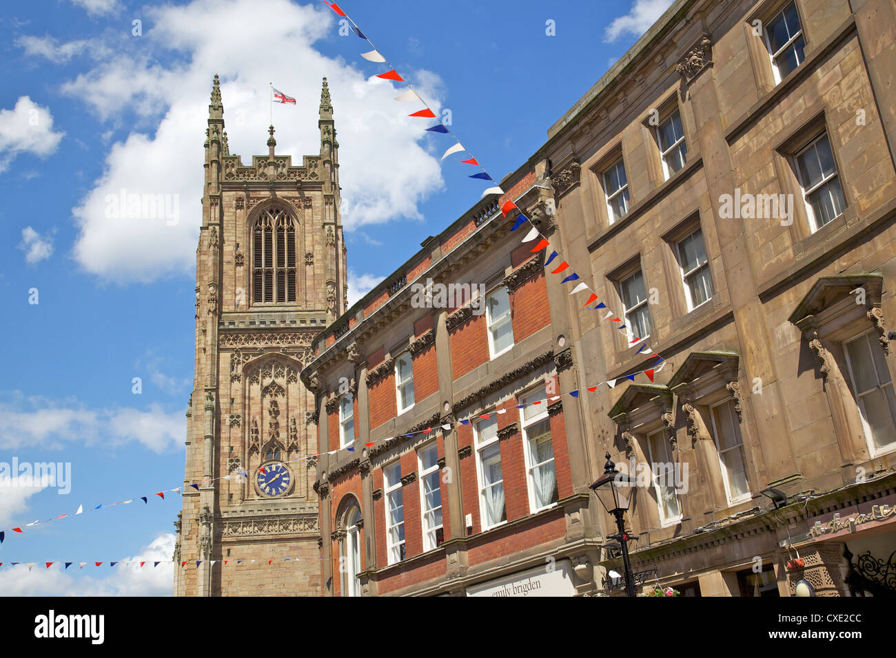 Dom von Derby, Derby, Derbyshire, England, Vereinigtes Königreich, Europa Stockfoto