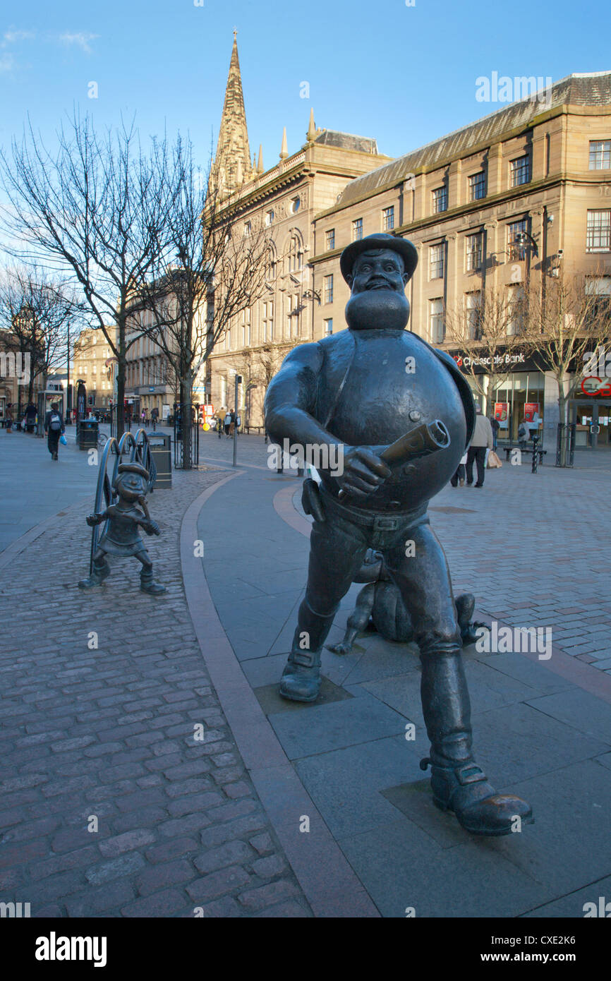 Desperate Dan Statue, Dundee, Schottland Stockfoto