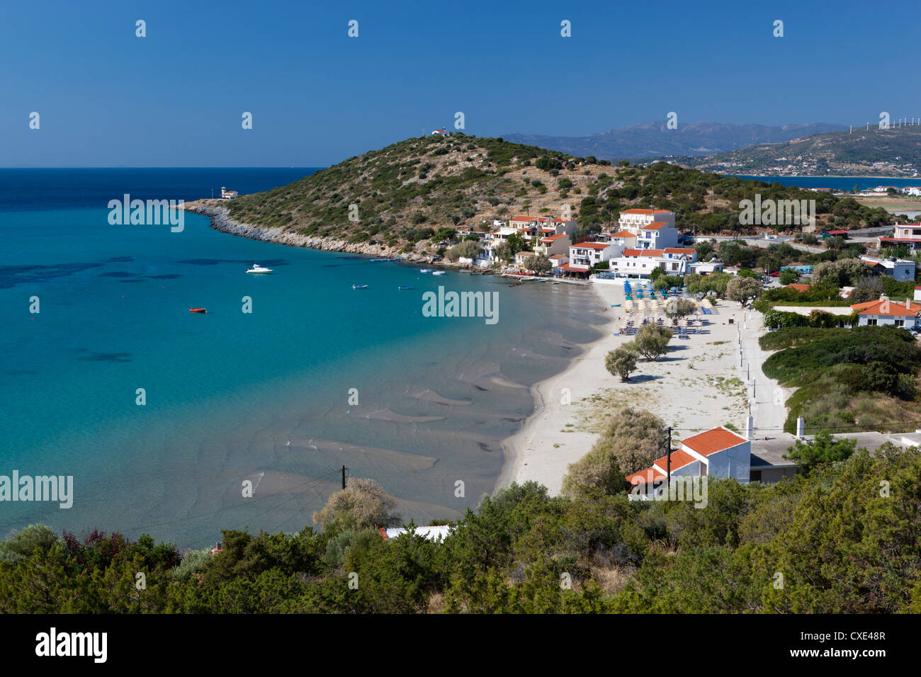 Psili Ammos, Samos, Ägäische Inseln, Griechenland Stockfoto