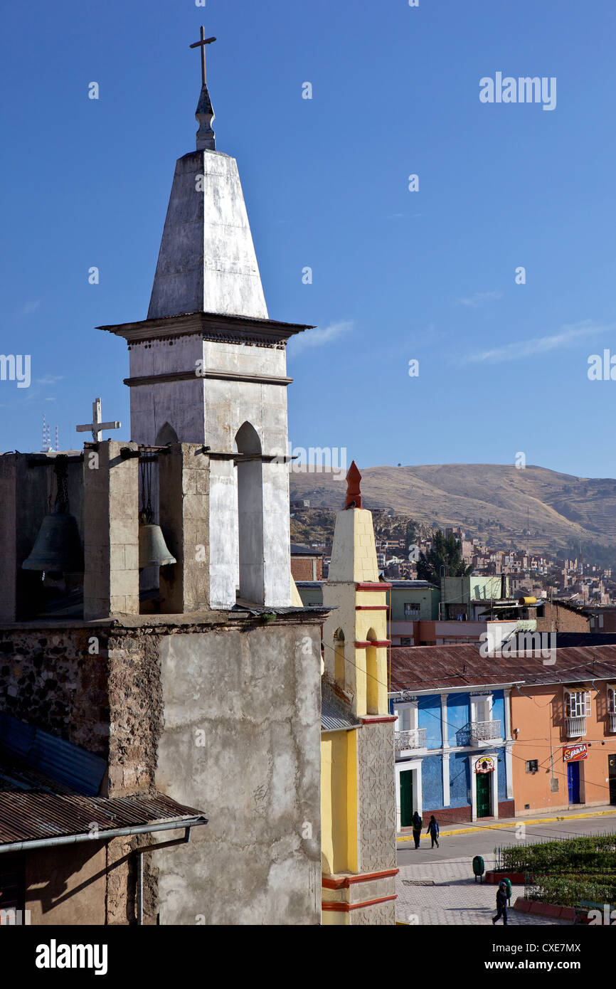 Iglesia de San Juan, Puno, Peru, Peru, Südamerika, südamerikanischen, Latin Amerika, Lateinamerika-Südamerika Stockfoto