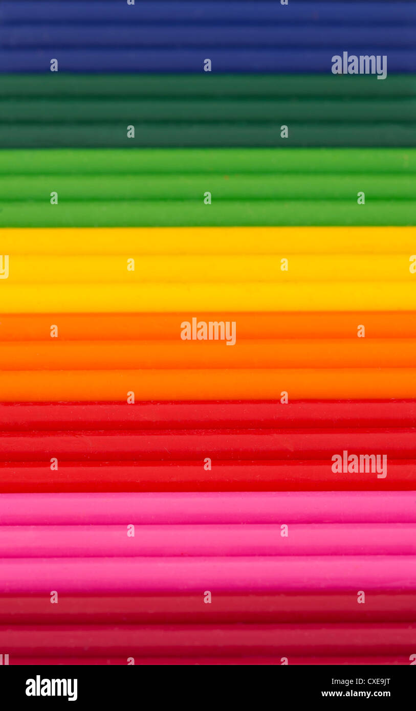 Bunte Wax Crayon-Muster Stockfoto