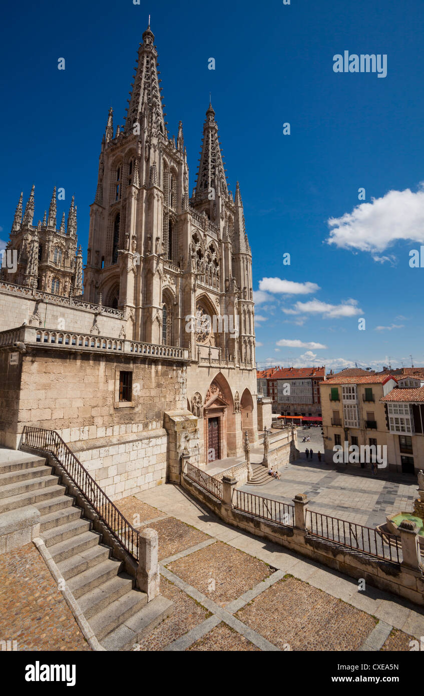 Kathedrale von Burgos, Burgos, Kastilien-León, Spanien, Europa Stockfoto
