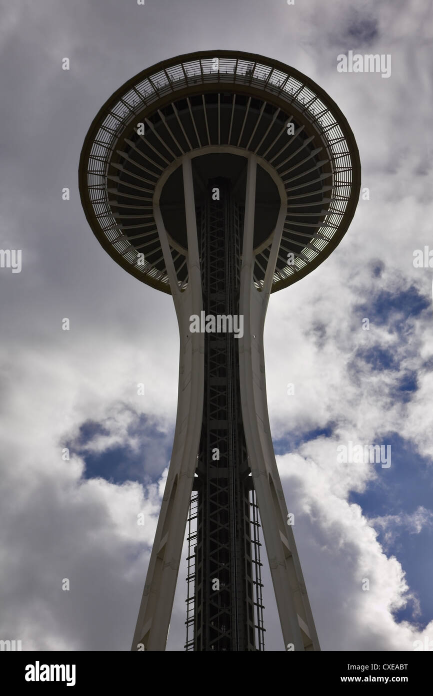 Der bekannte Turm in Seattle Stockfoto