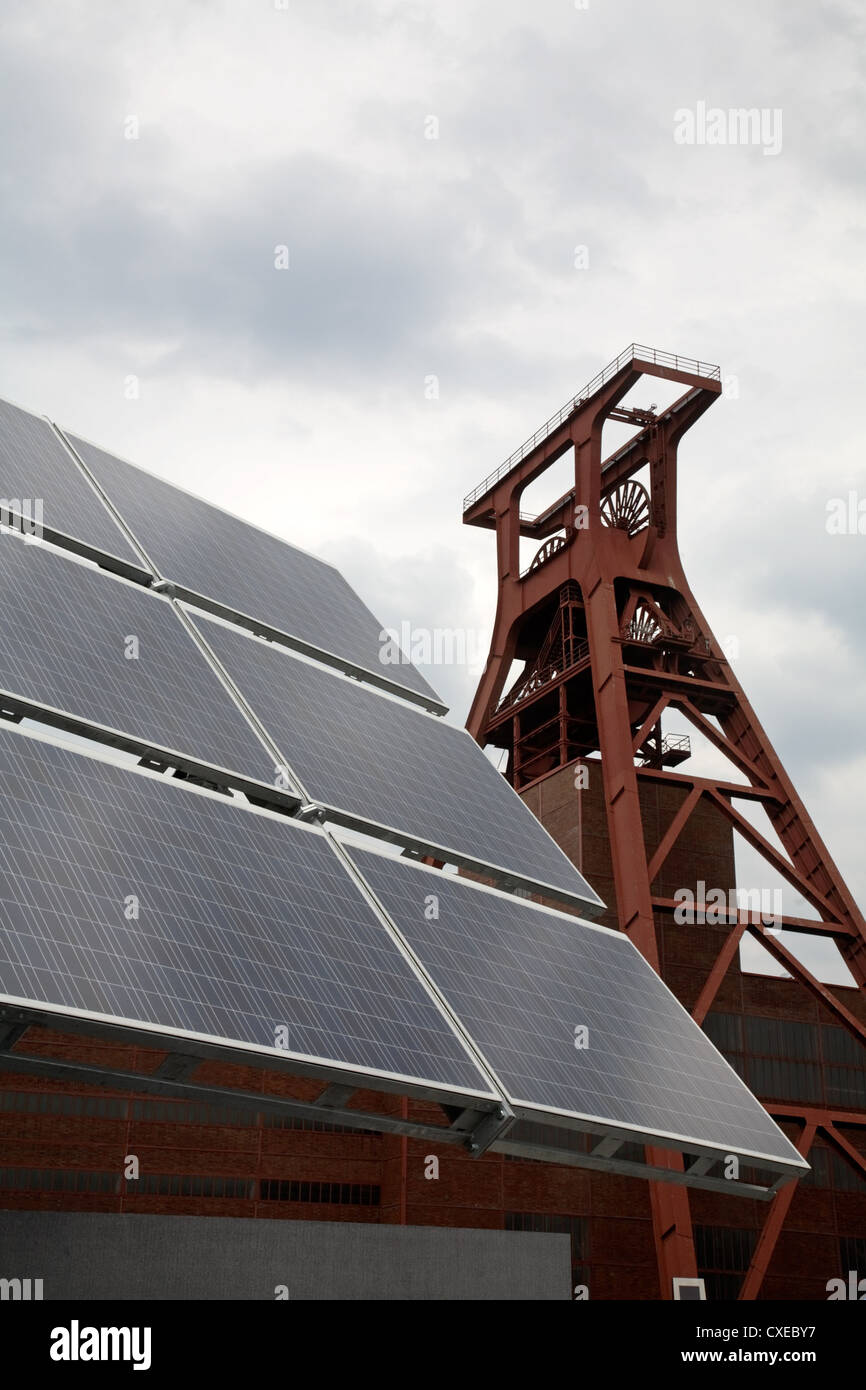 Solar Tower Colliery vor Stockfoto