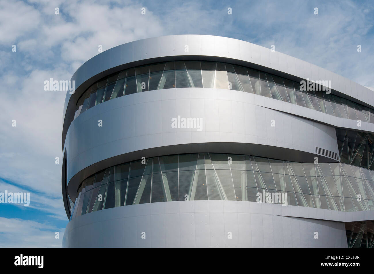 Mercedes-Benz Museum, Stuttgart, Deutschland Stockfoto