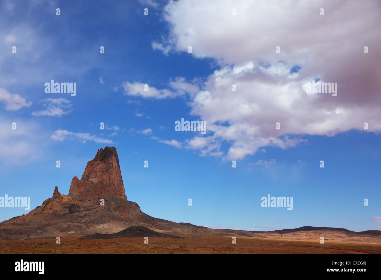 Monument Valley im Navajo Reservat Stockfoto