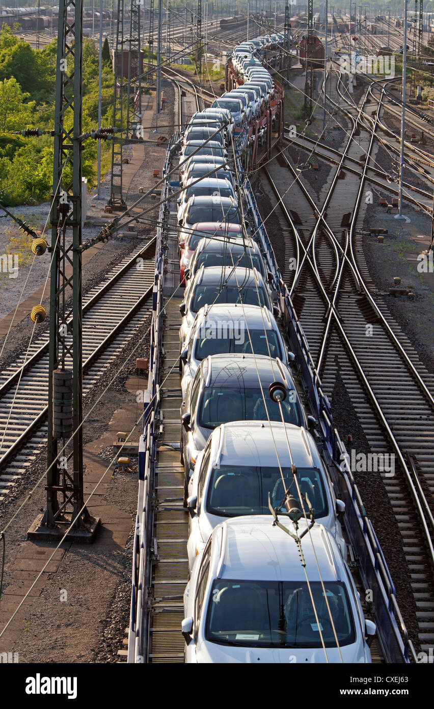 Güterbahnhof Maschen Stockfoto