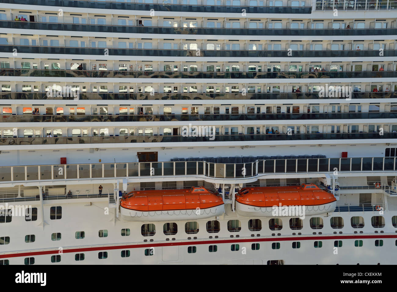 Carnival Cruise Lines "Carnival Breeze" Kreuzfahrt Schiff angedockt an Venedig Cruise Terminal, Venedig, Provinz Venedig, Veneto, Italien Stockfoto