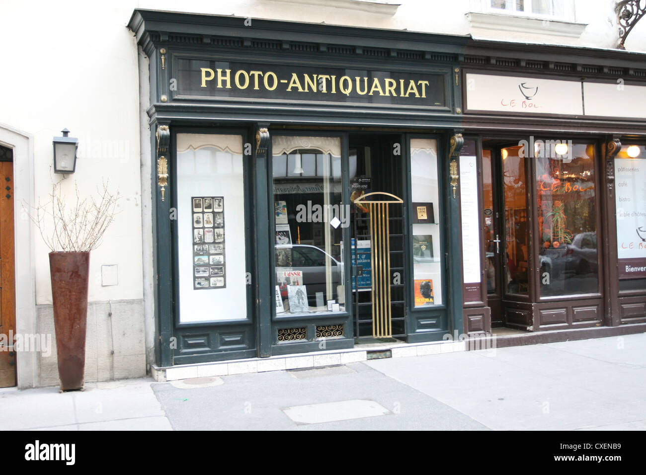 Foto Antiquitätengeschäft in Wien, Österreich, Europa, EU Stockfoto