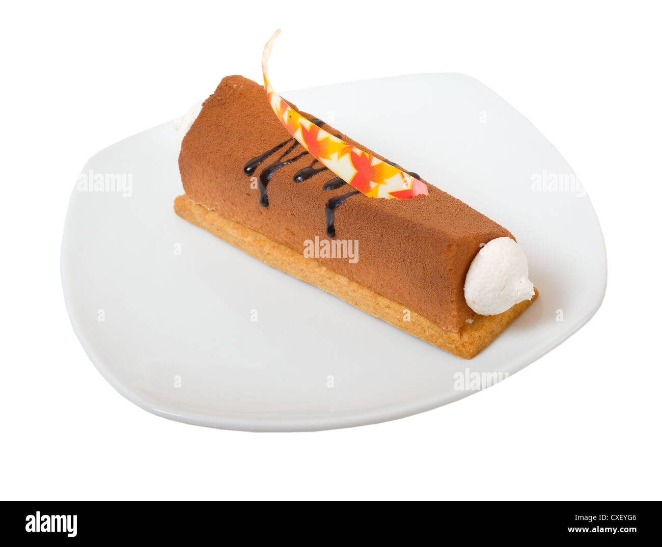 leckere Kuchen. Dessert Stockfoto