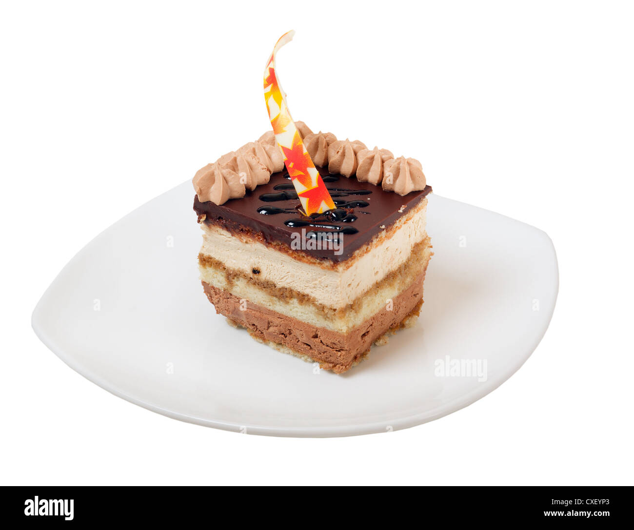Schokolade cake.sweet dessert Stockfoto