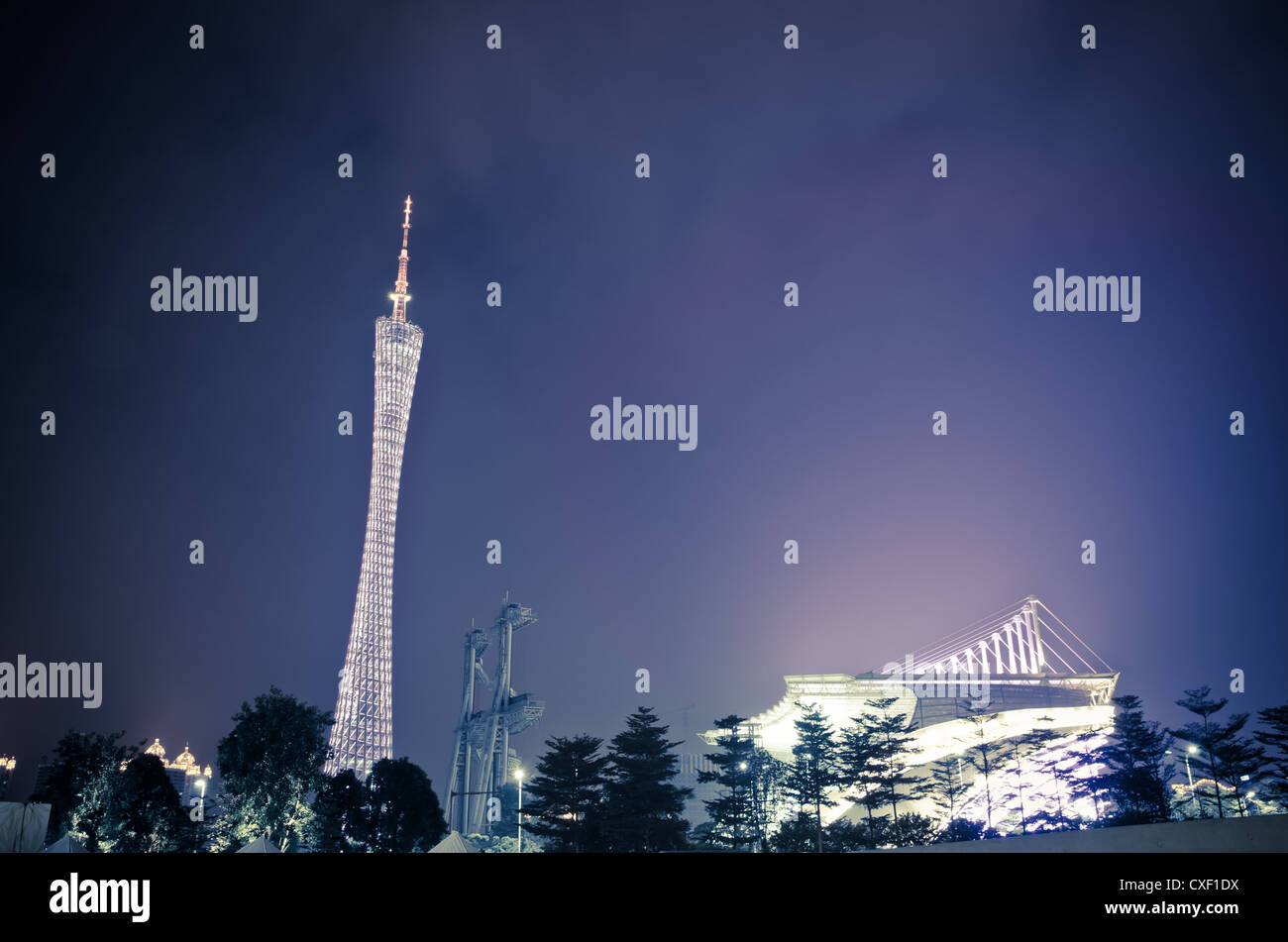 Neuer Fernsehturm Guangzhou, der höchste Fernsehturm der Welt