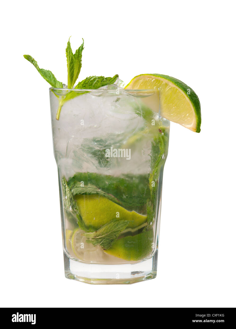 Mojito cocktail closeup Stockfoto