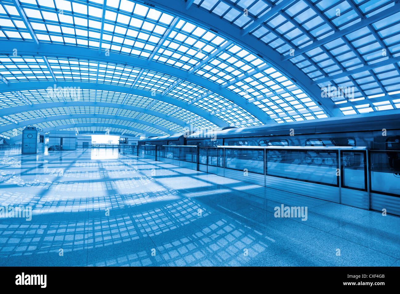 modernen Airport express station Stockfoto