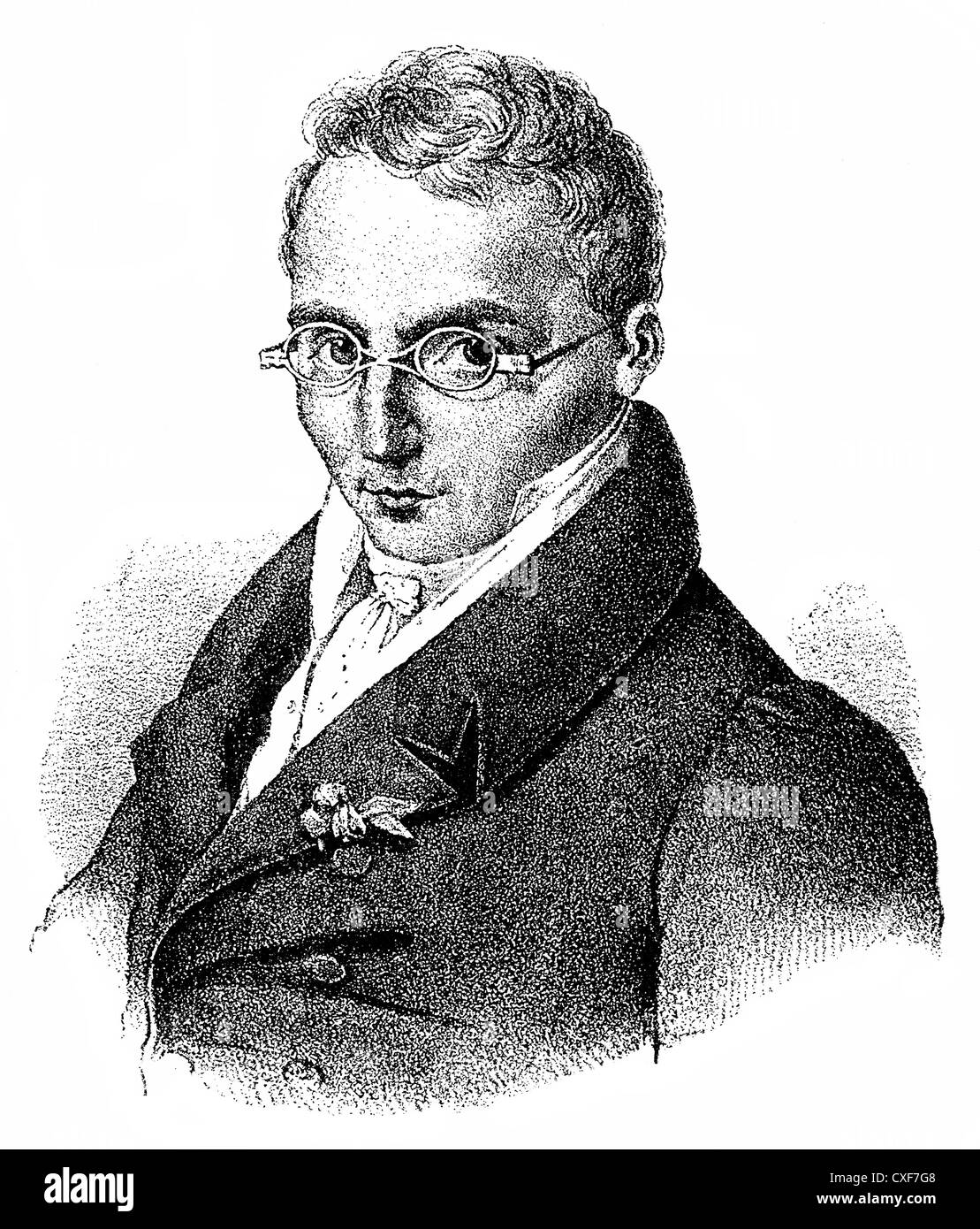 Louis Joseph Ferdinand Hérold, 1791-1833, französischer Komponist, Stockfoto