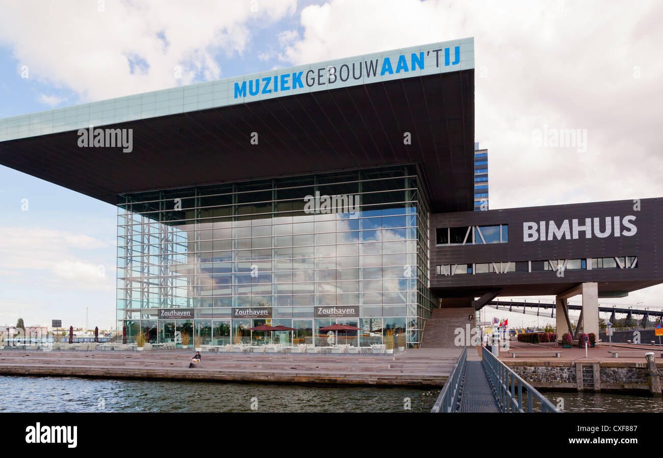 Amsterdam: Muziekgebouw Aan ' t Ij / Bimhuis (Konzerthalle) - Amsterdam, Niederlande, Europa Stockfoto
