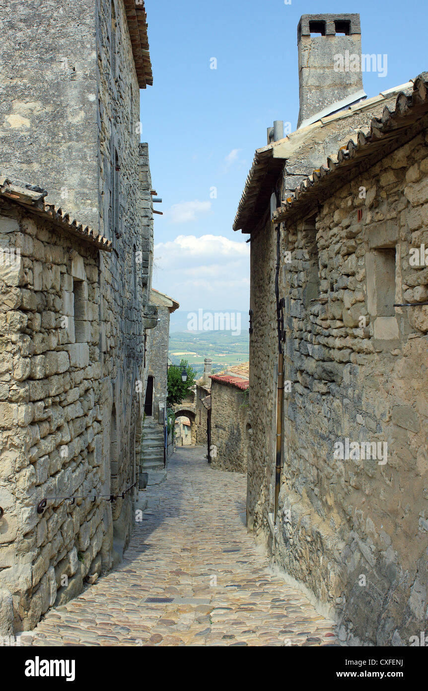 La Coste Dorf Provence Vaucluse Frankreich Stockfoto