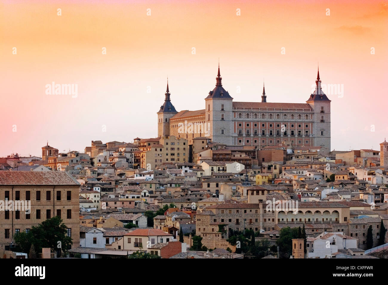 Alcazar von Toledo Castilla La Mancha Spanien Alcazar de Toledo Castilla La Mancha españa Stockfoto