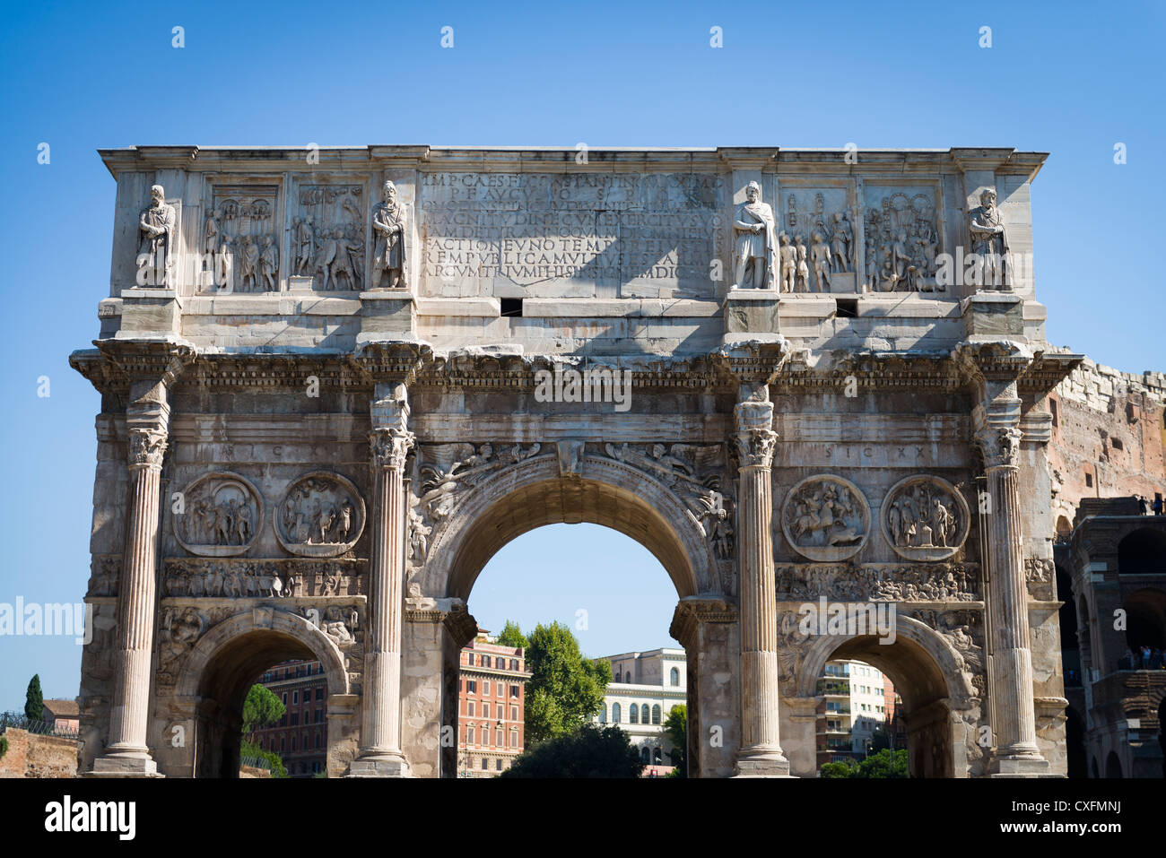 Roman Forum Altstadt von Rom, Roma, Italy, Italia, Europa Stockfoto