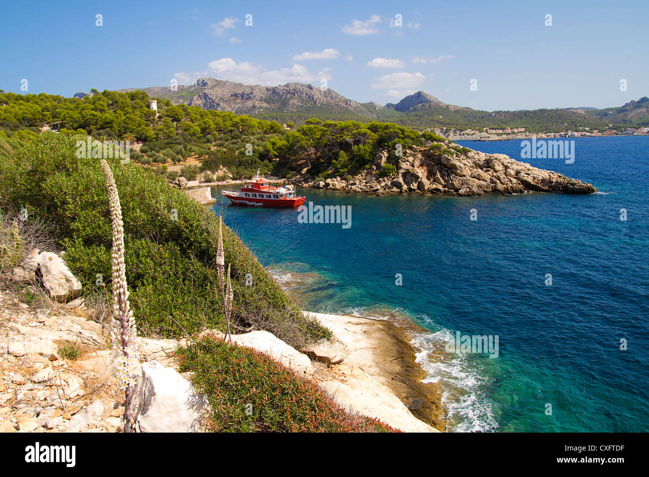 Die Insel Sa Dragonera in Mallorca, Spanien Stockfoto