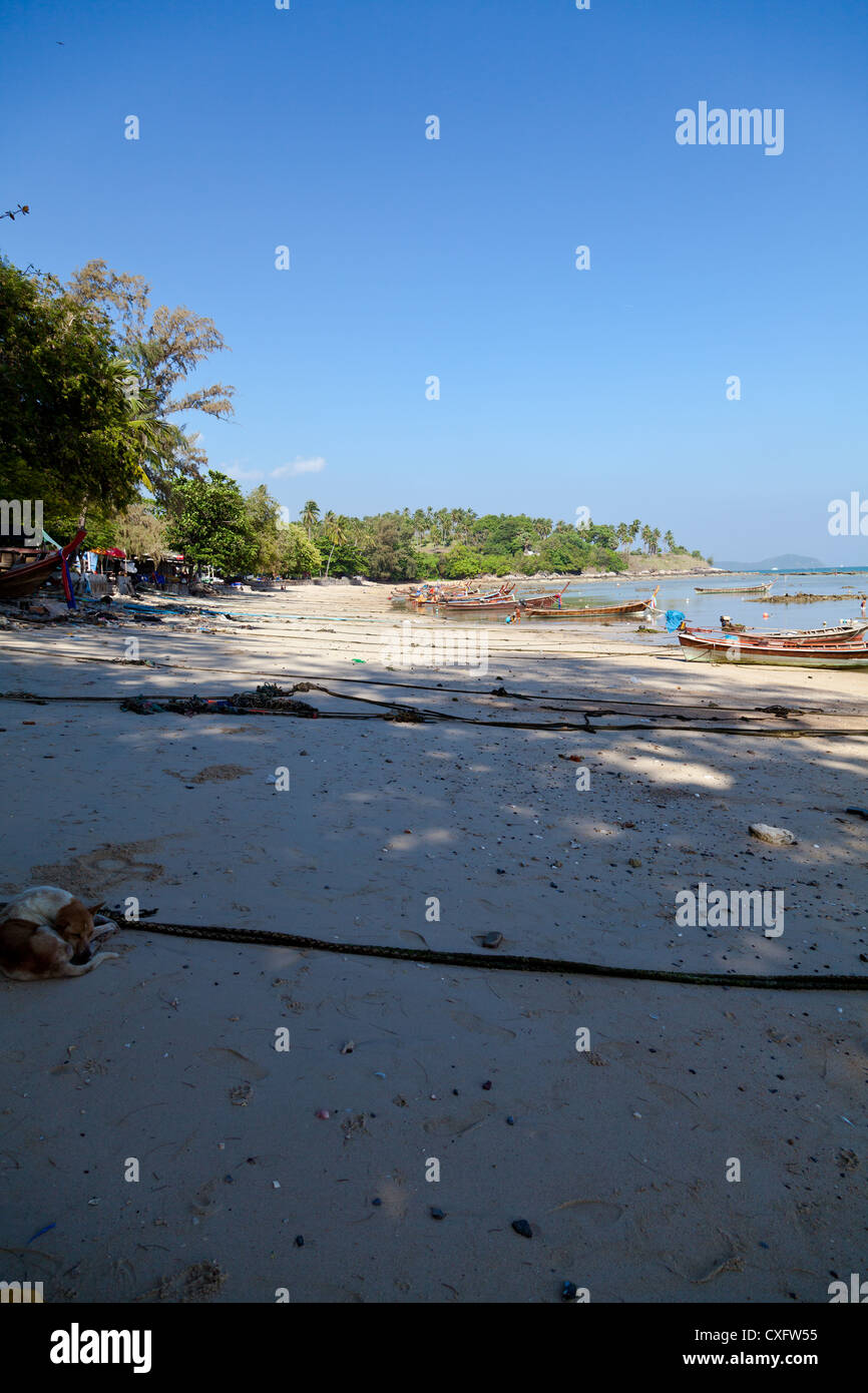 Rawai Beach auf Phuket am Nachmittag Stockfoto