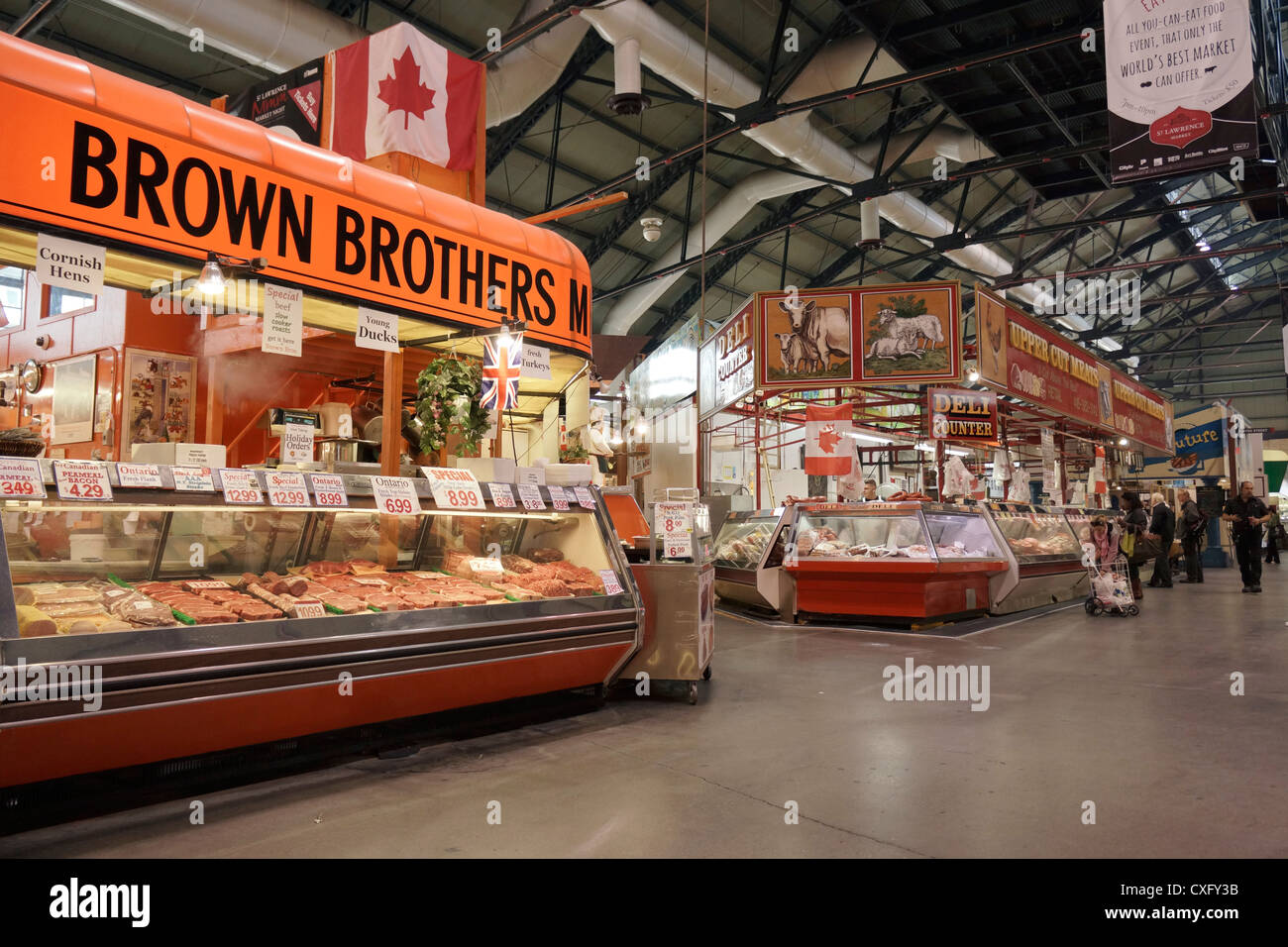 St. Lawrence Market, Toronto Stockfoto