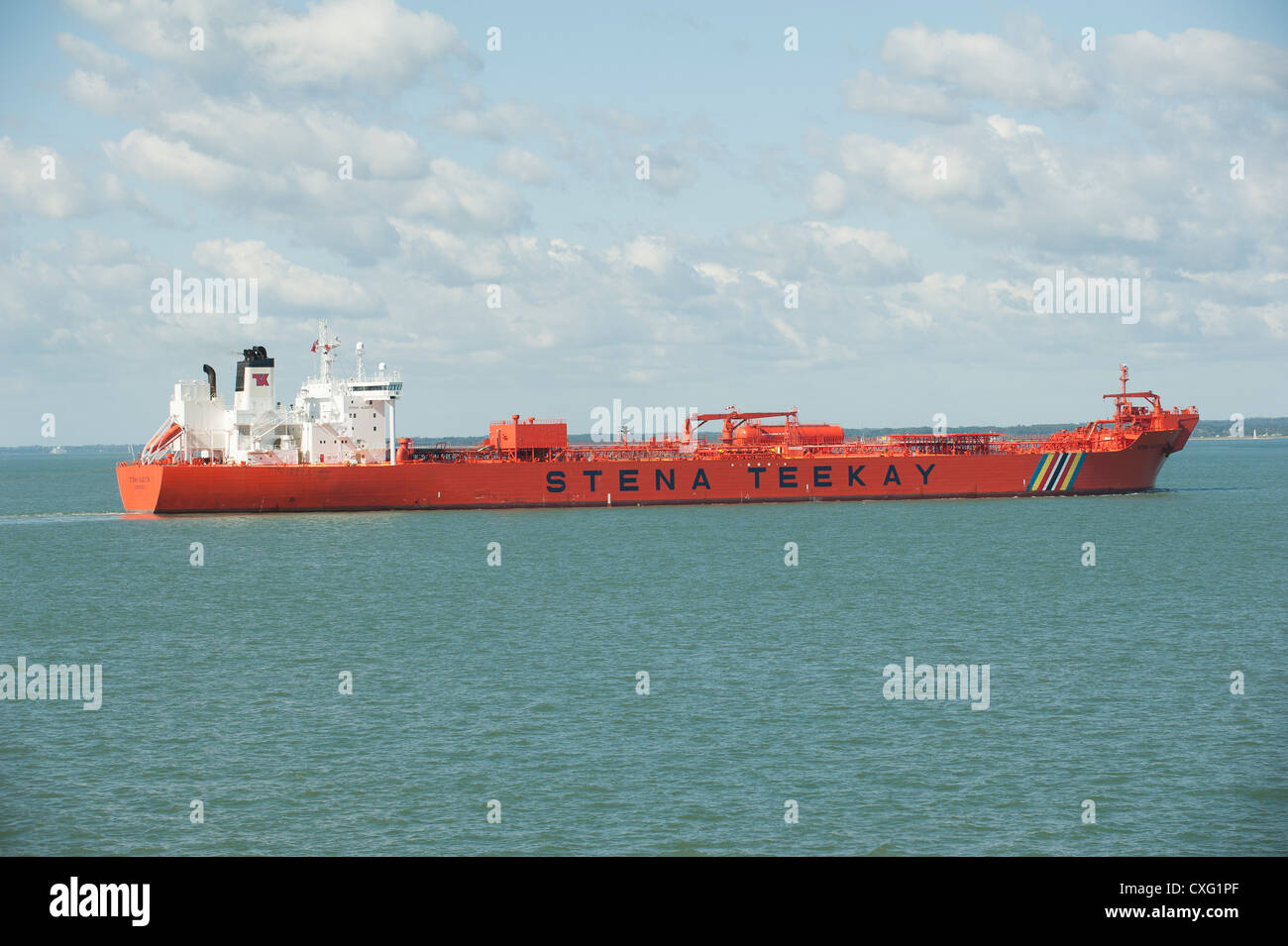 Bulk-Transportschiff Alexita der Stena Teekay Gesellschaft im Gange auf The Solent südlichen England UK Stockfoto