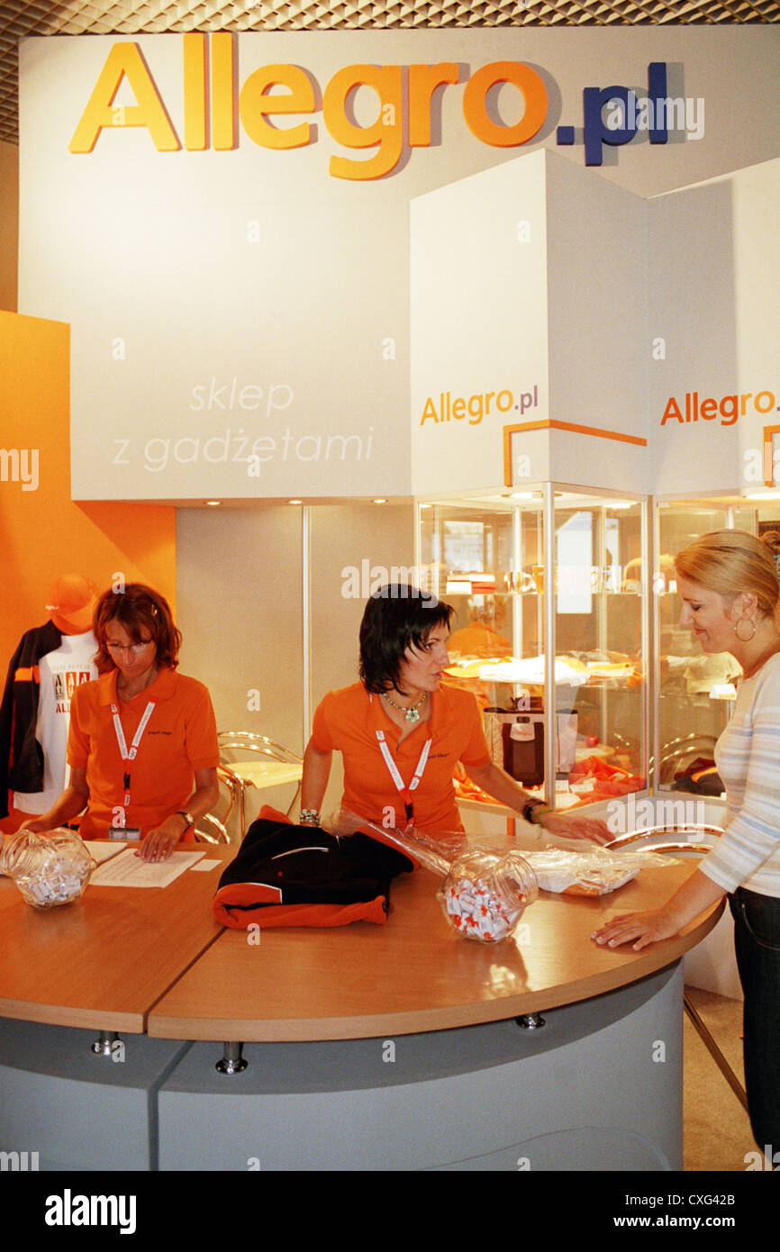 Jahrestagung der Allegro, Marktführer bei Internet-Auktionen in Polen Stockfoto