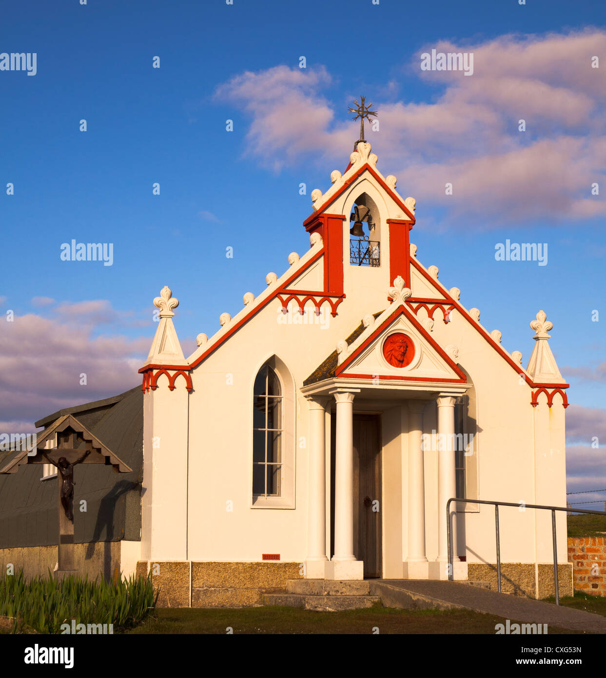 Italian Chapel, Orkney Inseln, Schottland, Großbritannien Stockfoto