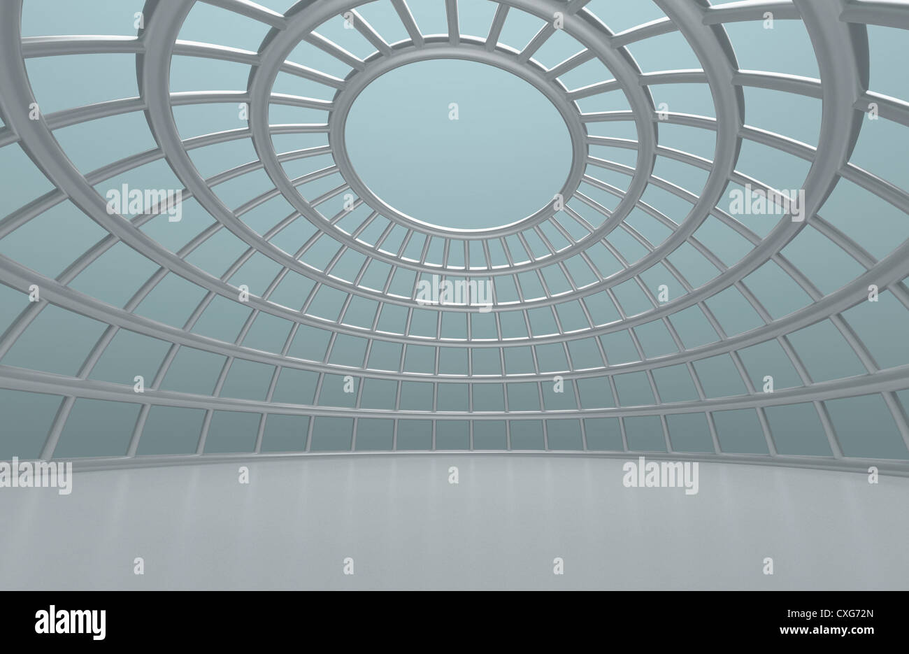 Raum mit geometrischem Muster Stockfoto