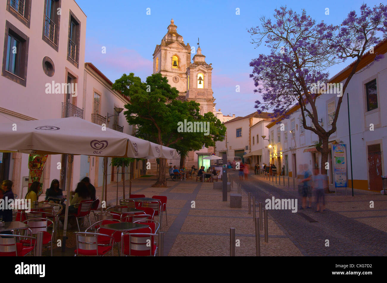 Santo Antonio Kirche, Algarve, Lagos, Portugal, Europa Stockfoto
