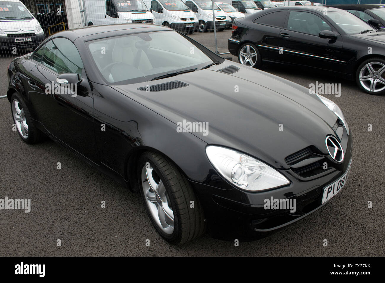 Mercedes Benz Auto Stockfoto