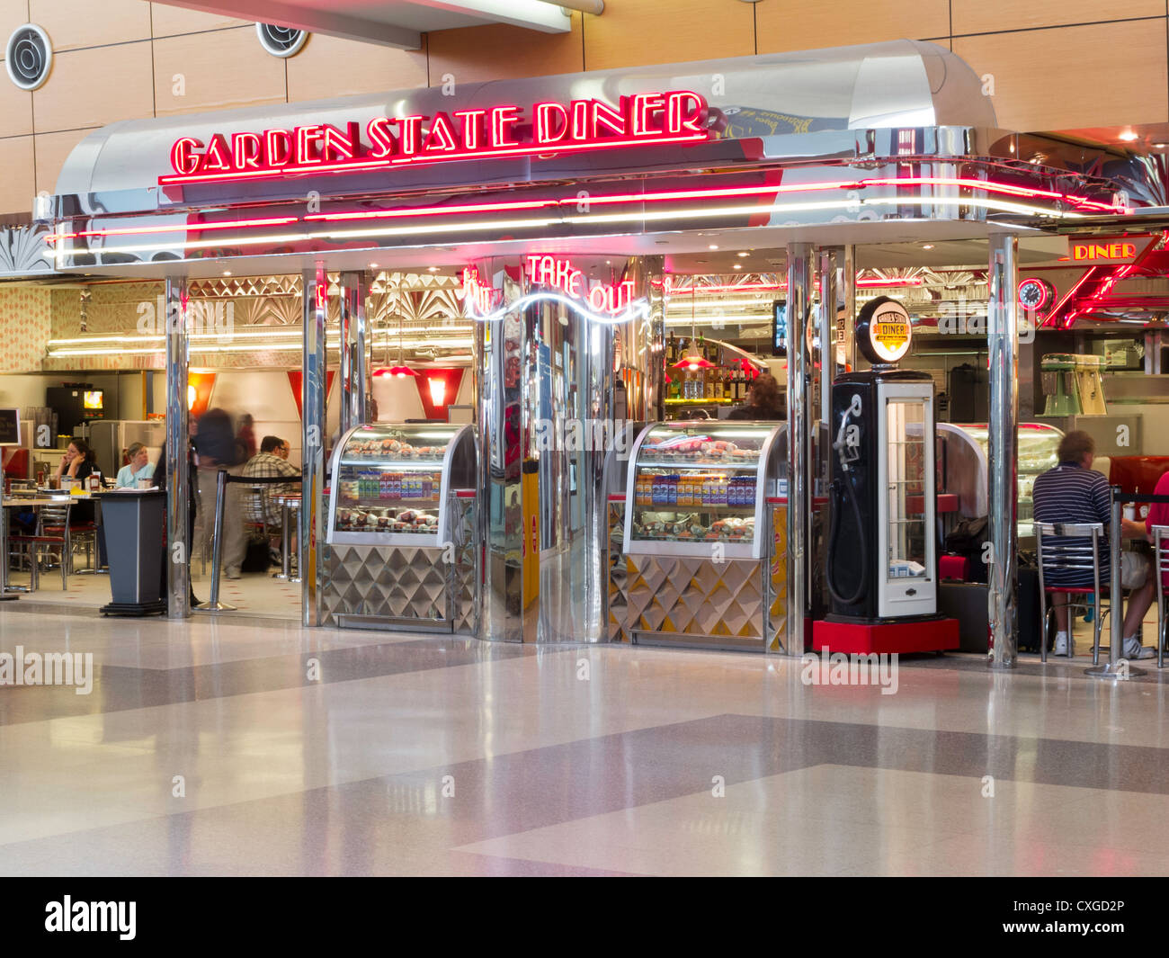 Garden State Diner, Newark Liberty International Airport, Newark, New Jersey, USA Stockfoto
