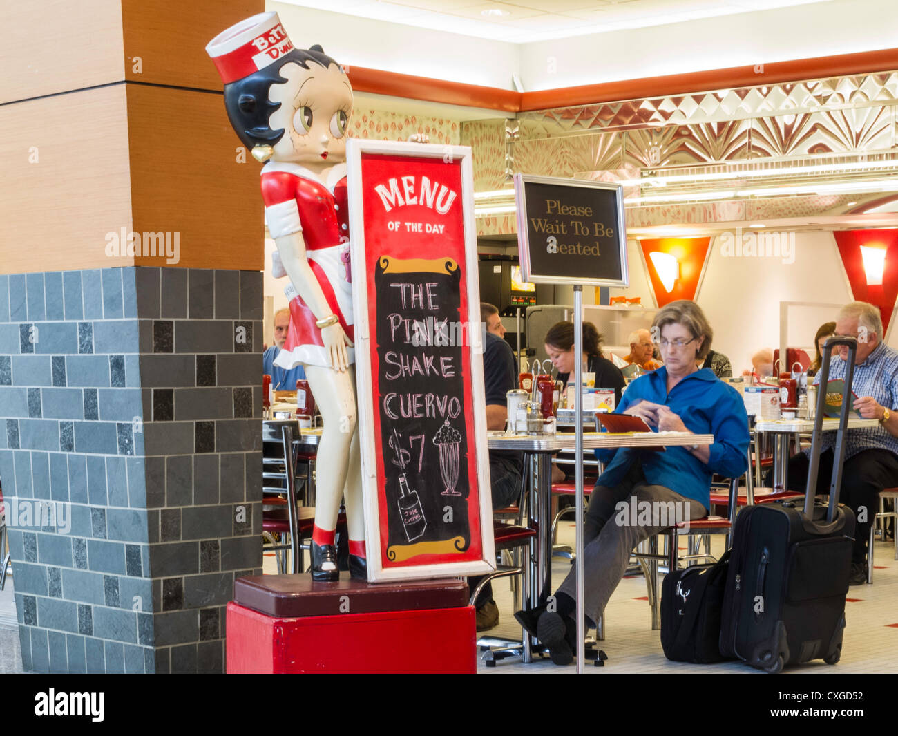 Garden State Diner, Newark Liberty International Airport, Newark, NNewark Liberty International Airport, Newark, New Jersey, USA Stockfoto