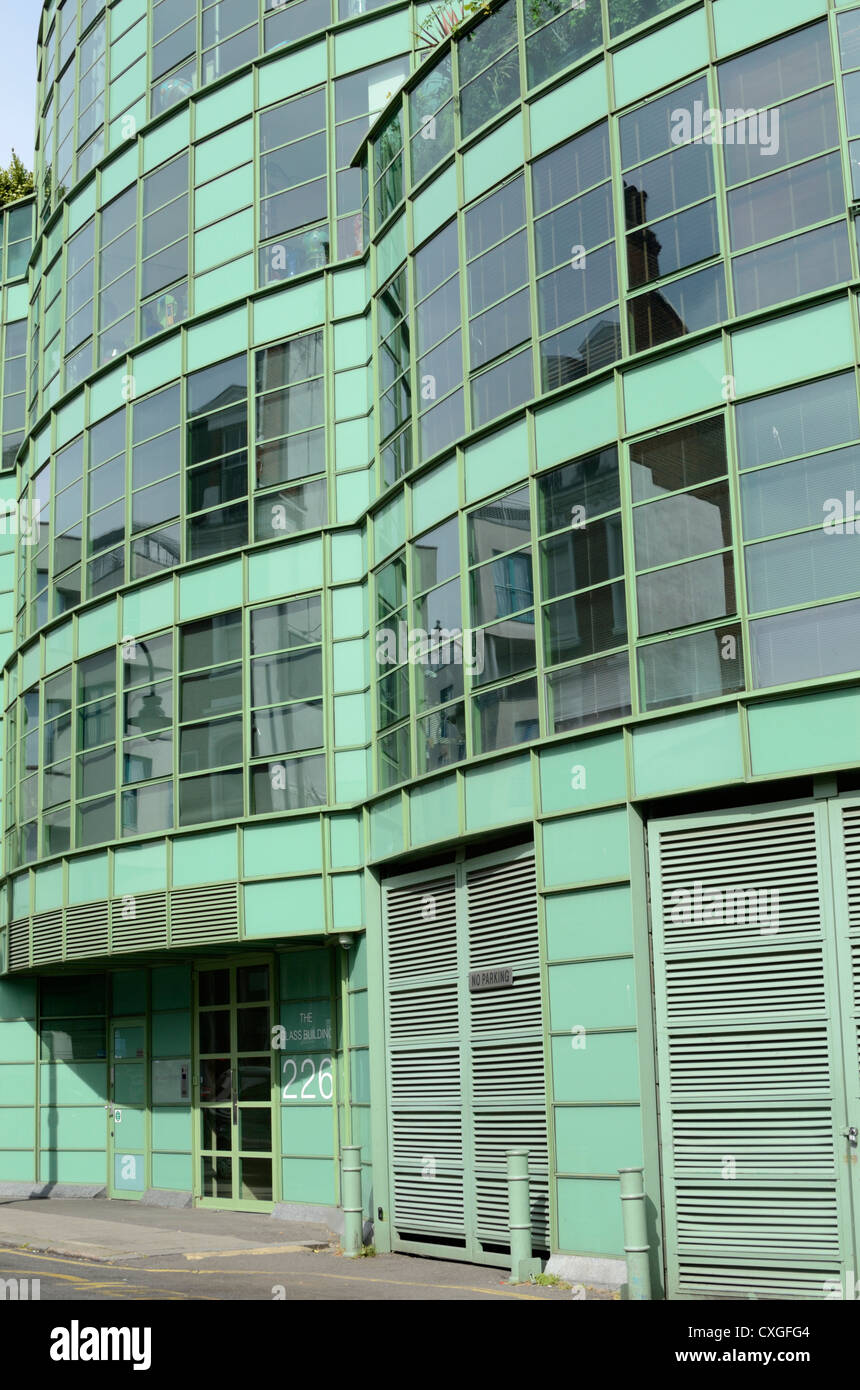 Der Glasbau bei 226 Arlington Road, Camden Town, London, England Stockfoto