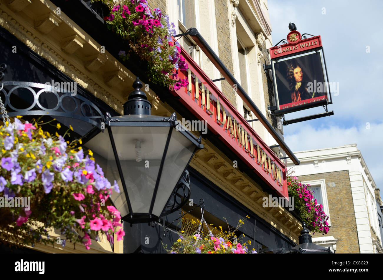 Daniel Defoe Pub in Stoke Newington Church Street, Stoke Newington, London, England Stockfoto