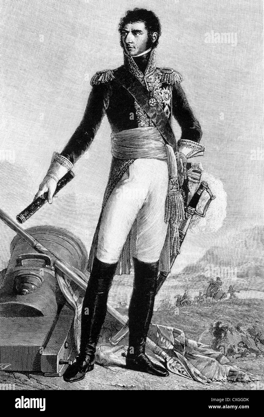 JEAN LANNES (1769-1809) Napoleons Marschall von Frankreich, bevor er seine Haare blond gefärbt Stockfoto