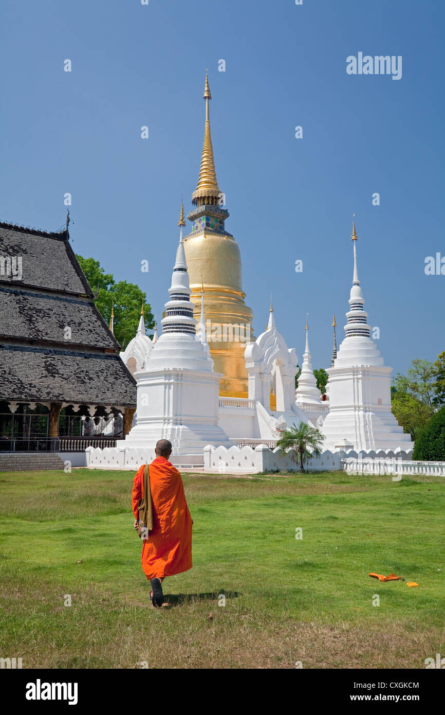 Wat Suan Dok (Blume Garten Tempel), Chiang Mai, Thailand Stockfoto