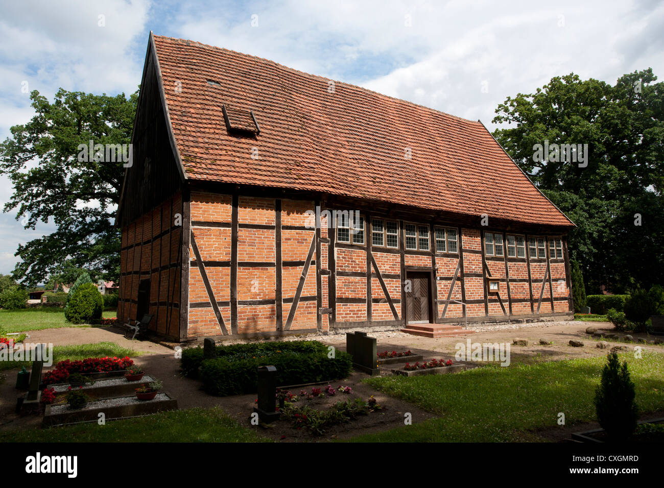 FachwerkKirche in Retzow, Buchberg, Landkreis LudwigslustParchim