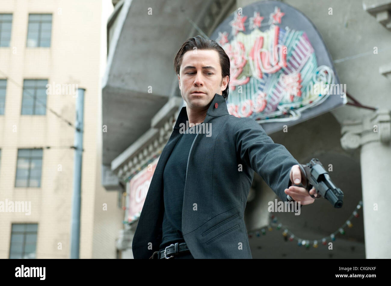 LOOPER 2012 TriStar Pictures Film mit Joseph Gordon-Levitt als Joe Stockfoto