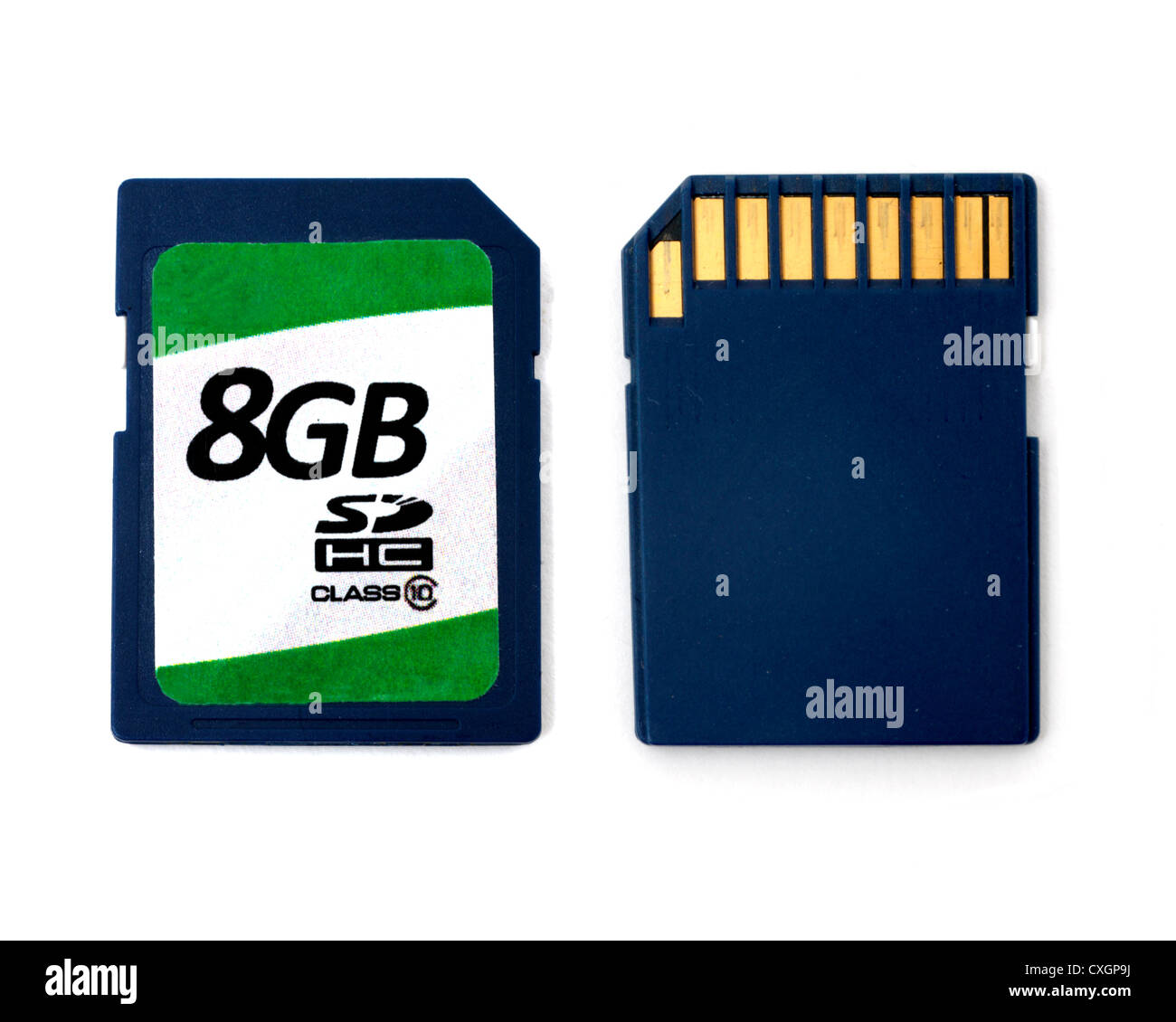 8GB Speicherkarte für die Spielkonsole Wii verwendet Stockfoto