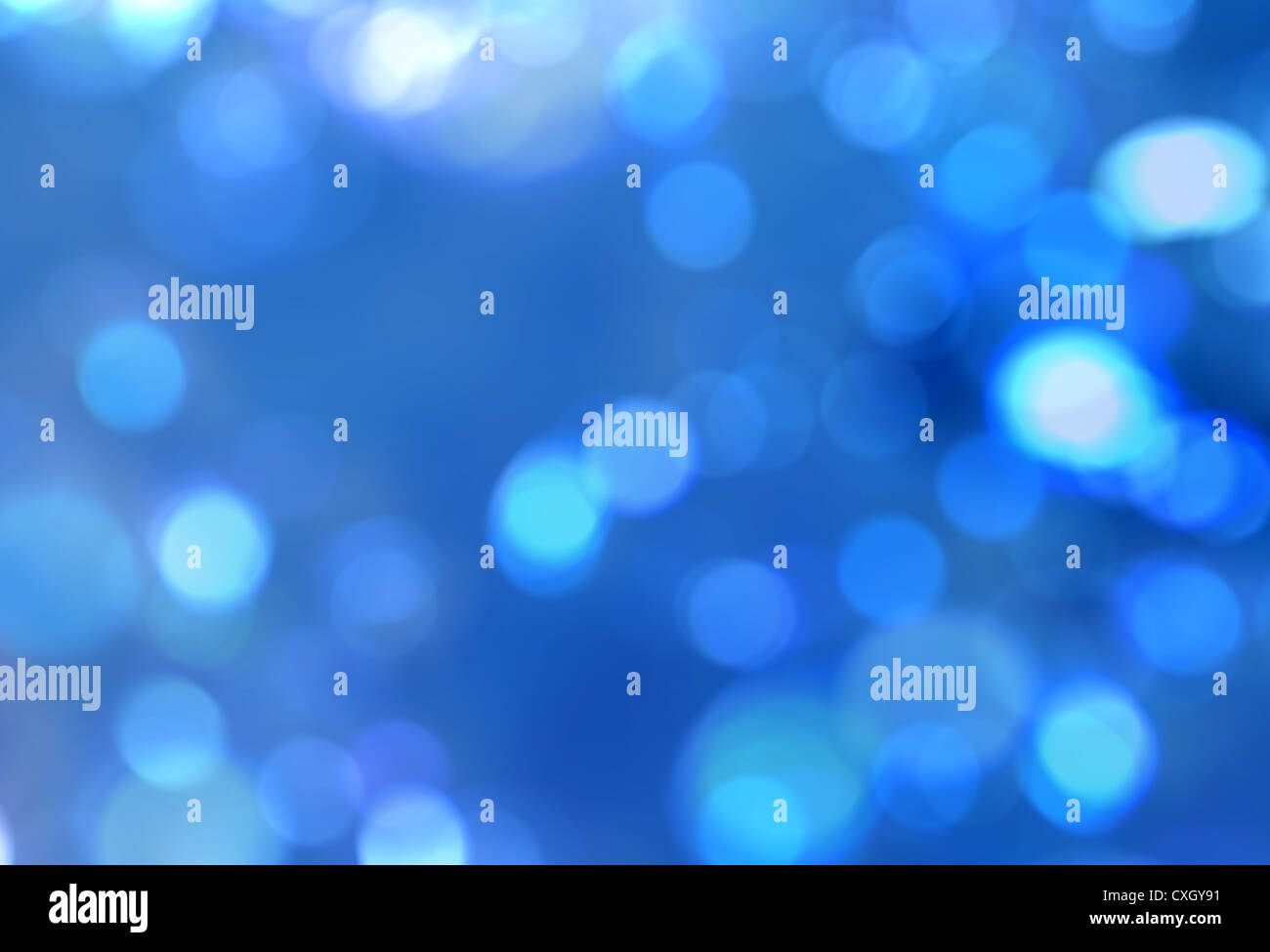 Natürliche blaue Unschärfe abstrakt funkelt Hintergrund. Stockfoto